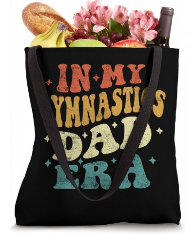 In My Gymnastics Dad Era Funny Gymnastics Fathers Day Groovy Tote Bag $12.50 Totes