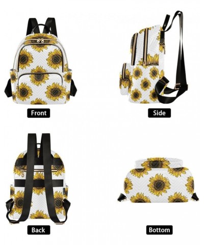 Women Backpack Sunflower Pattern Anti-Theft Travel Backpack with Luggage Belt Lightweight Handbag Lady Purse Roomy Double Zip...