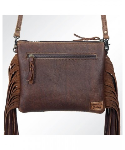 Crossbody Hand Carved Leather Fringe Purse for Women Western Handbags Purses Clutch Shoulder Bags Disc-adbg109chegofrng $52.2...