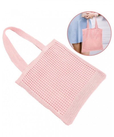 2pcs Openwork Knit Bag Polyester Pink Simple South Korea Pinkx5pcs $31.53 Others