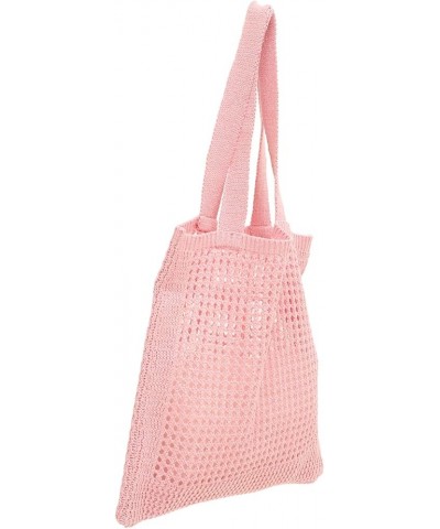 2pcs Openwork Knit Bag Polyester Pink Simple South Korea Pinkx5pcs $31.53 Others