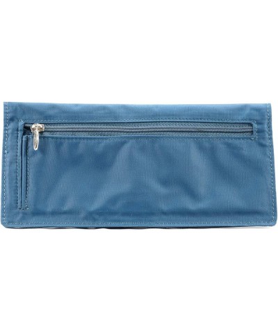 Women's Executive Bi-Fold Checkbook Slim Wallet, Holds Up to 40 Cards Teal $18.62 Wallets