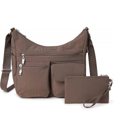 Everywhere Bagg - Hobo Crossbody Bag for Women with RFID Wristlet – Water-resistant Travel Bag Portobello $42.00 Crossbody Bags