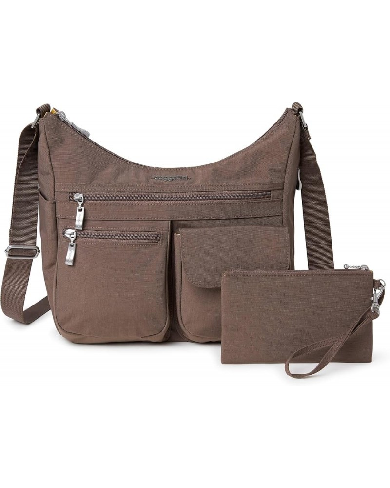 Everywhere Bagg - Hobo Crossbody Bag for Women with RFID Wristlet – Water-resistant Travel Bag Portobello $42.00 Crossbody Bags