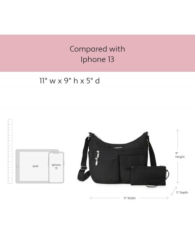 Everywhere Bagg - Hobo Crossbody Bag for Women with RFID Wristlet – Water-resistant Travel Bag Portobello $42.00 Crossbody Bags