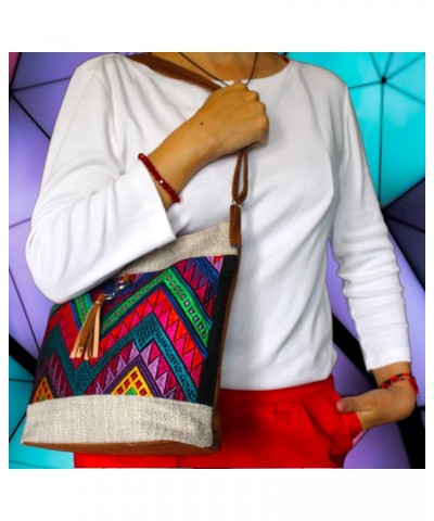 BIEMWORLD Traditional and durable purses, high capacity and many pockets, Mexican craftwork bags Geometric $23.65 Handbags