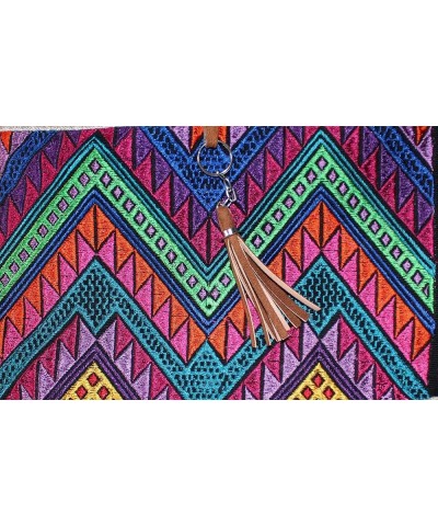 BIEMWORLD Traditional and durable purses, high capacity and many pockets, Mexican craftwork bags Geometric $23.65 Handbags