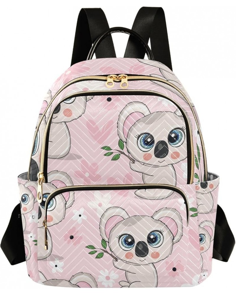 Small Backpack for Women Travel Bag Cute Koala Flower Daypack Purse Fashion Shoulder Bag Rucksack Small A492 $15.33 Backpacks