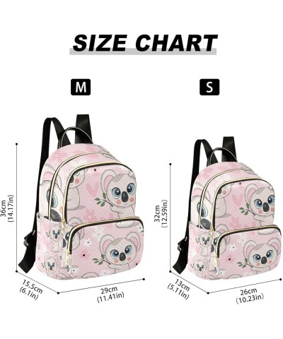 Small Backpack for Women Travel Bag Cute Koala Flower Daypack Purse Fashion Shoulder Bag Rucksack Small A492 $15.33 Backpacks