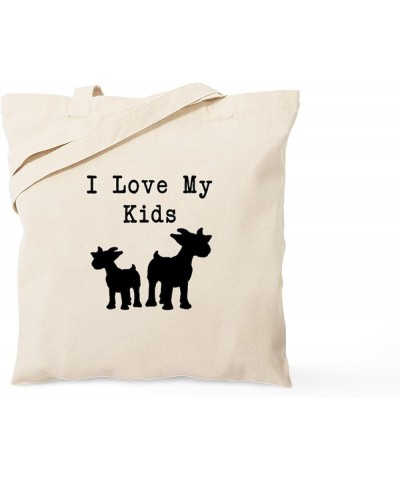 Angora Goat Angelgoat Tote Bag Natural Canvas Tote Bag, Cloth Shopping Bag I Love My Kids Tote Bag $9.11 Travel Gear