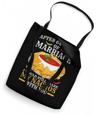 64th Wedding Anniversary Nachos Married Couple Tote Bag $11.25 Totes