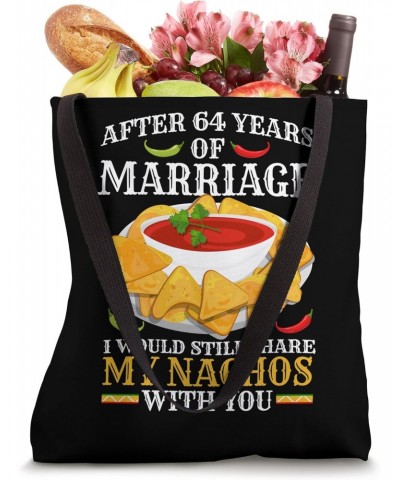 64th Wedding Anniversary Nachos Married Couple Tote Bag $11.25 Totes