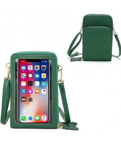 Small Crossbody Cell Phone Purse for Women, Touch Screen Phone Bag Mini Shoulder Handbag Wallet with Credit Card Slots 3 Pock...