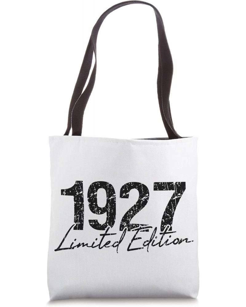 Retro Birthday Year 1927 Limited Edition Gift Used Vintage Tote Bag $13.77 Totes