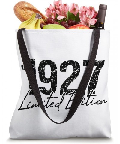 Retro Birthday Year 1927 Limited Edition Gift Used Vintage Tote Bag $13.77 Totes