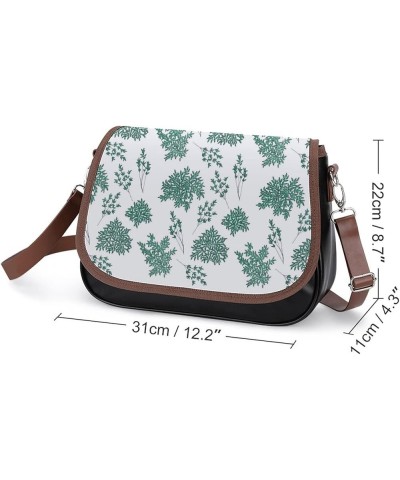 Flowers Womens Leather Expandable Travel Crossbody Adjustable Strap Style-10 $18.96 Crossbody Bags