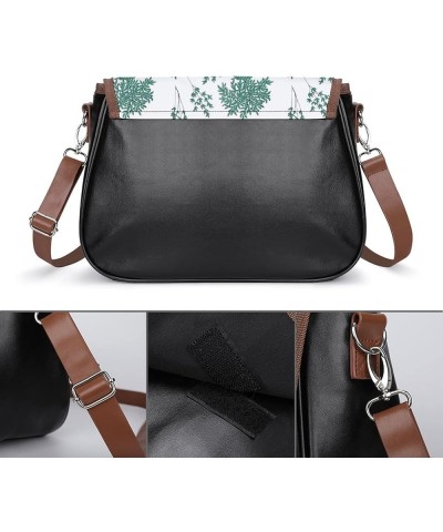 Flowers Womens Leather Expandable Travel Crossbody Adjustable Strap Style-10 $18.96 Crossbody Bags