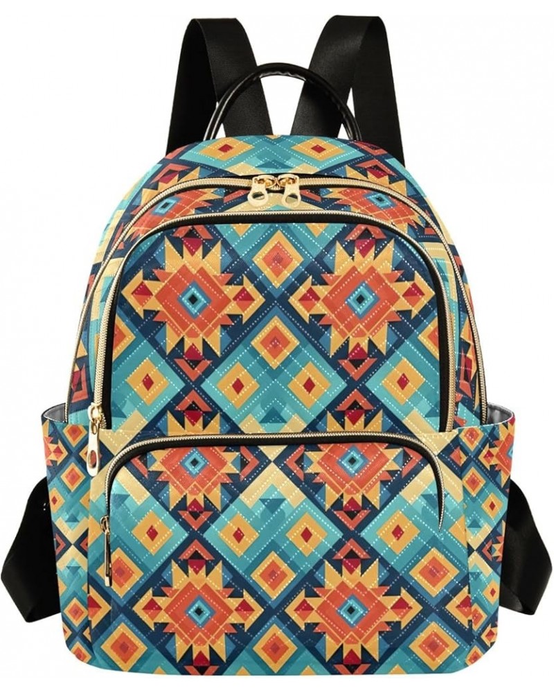 Mini Backpack Purse for Women, Ethnic Pattern5 Travel Bag Casual Daypack Shoulder Bag Medium $16.63 Backpacks