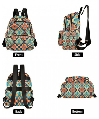 Mini Backpack Purse for Women, Ethnic Pattern5 Travel Bag Casual Daypack Shoulder Bag Medium $16.63 Backpacks