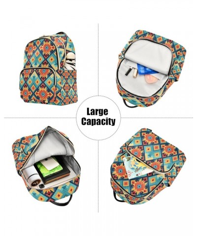 Mini Backpack Purse for Women, Ethnic Pattern5 Travel Bag Casual Daypack Shoulder Bag Medium $16.63 Backpacks