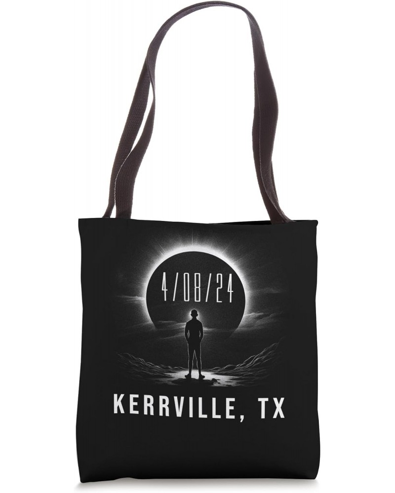 Total Solar Eclipse 2024 Kerrville, TX Totality Path Tote Bag $12.96 Totes