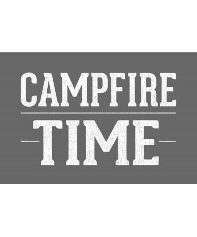 Campfire Time, Rustic Simply Said (16x24 Giclee Gallery Art Print, Vivid Textured Wall Decor) $15.05 Totes