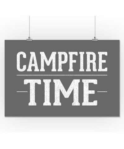 Campfire Time, Rustic Simply Said (16x24 Giclee Gallery Art Print, Vivid Textured Wall Decor) $15.05 Totes