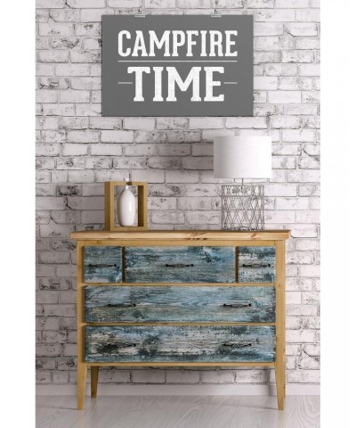 Campfire Time, Rustic Simply Said (16x24 Giclee Gallery Art Print, Vivid Textured Wall Decor) $15.05 Totes