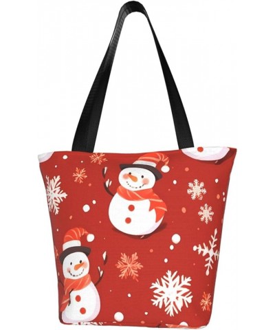 Christmas Snowflake Personalized Shoulder Bag for Women Stylish Tote for Travel Business Shopping and Teaching Christmas Snow...