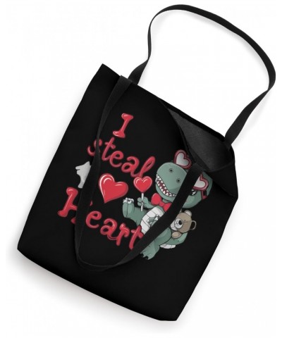 I Steal Hearts Trex Dino Baby Boy Valentines Day Toddler Tote Bag $11.03 Totes