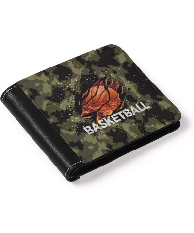 Forest Camo Eagle Wallet Card Holder Small Men Women Stylish Clutch Credit Card Cash Holder Coin Purse Foldable Bag Slim Leat...