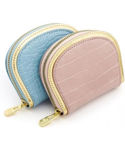 Women Small Card Cases Wallet Unique Zip Around Wallet Slim PU Leather Purse Cash Pocket Credit Card Holder Wallet Organizer ...