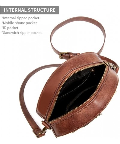 Crossbody Bags for Women Vintage Gear Clock Wallet Steampunk Purses for Women Travel Bag Sling Bag Phone Bags for Women Brown...