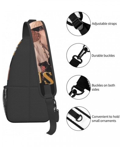 Sling Crossbody Bag Agust Rapper D Adjustable Strap Chest Shoulder Bags For Women Men Travel Backpack $12.39 Crossbody Bags