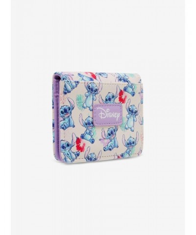 Disney Lilo & Stitch Tropical Lavender Flap Wallet PURPLE $29.10 Wallets