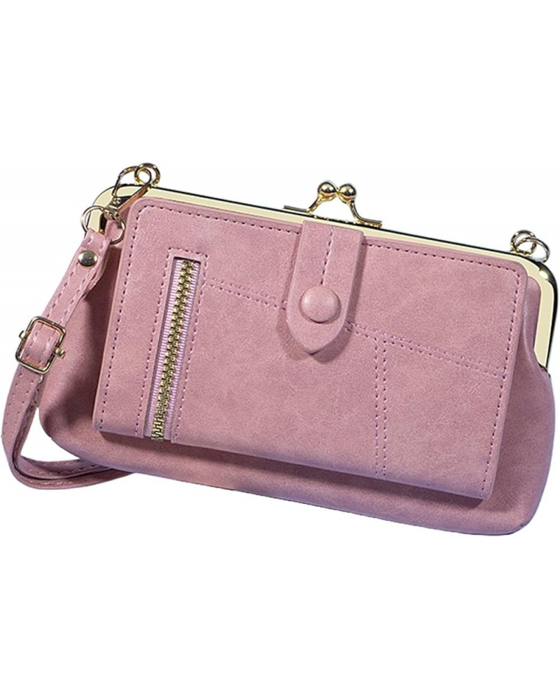 Purses for Women Crossbody Wallet Cell Phone Purse Women's Shoulder Handbags Cluth Purse with Credit Card Slots Pink $11.75 C...