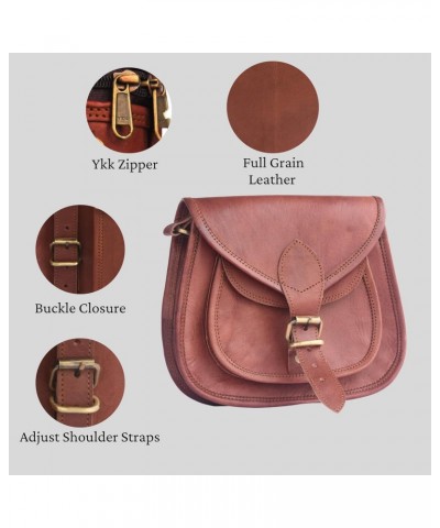 9 inch Small Handmade Crossbody Shoulder Genuine Leather iPad/Tablet Vintage Messenger Bag For 9 inch iPad Pro for Women Men ...