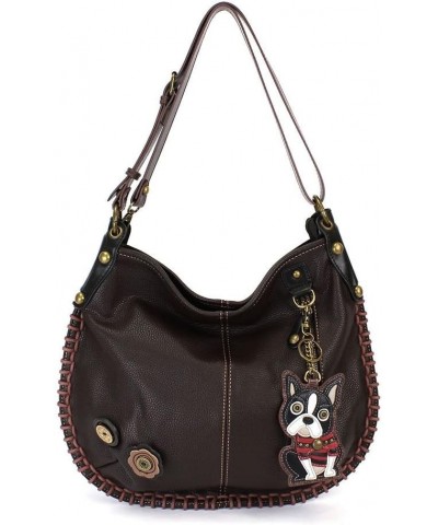 Handbag Charming Cross-body or Shoulder Convertible Large Hobo Bag - Grey Boston $33.60 Totes