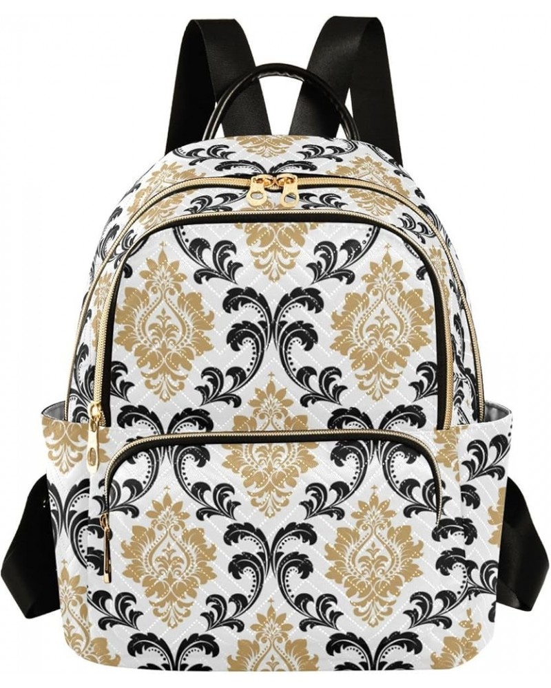 Baroque Style Backpack Purse for Women Fashion Ladies Shoulder Bags Travel Bag Handbag Back Pack Lady Purse,S Medium $16.42 B...