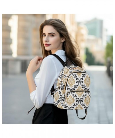 Baroque Style Backpack Purse for Women Fashion Ladies Shoulder Bags Travel Bag Handbag Back Pack Lady Purse,S Medium $16.42 B...