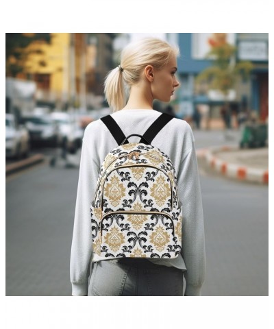 Baroque Style Backpack Purse for Women Fashion Ladies Shoulder Bags Travel Bag Handbag Back Pack Lady Purse,S Medium $16.42 B...