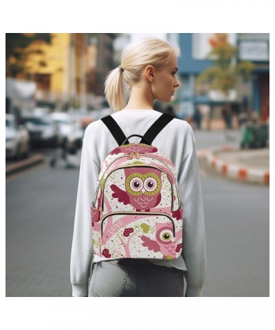 Lovely Owls Women's Backpack Purse Fashion Travel Anti Theft Backpack Casual Daypack for Work College,S Medium $17.04 Backpacks