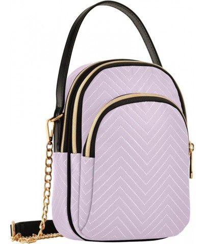 Emerald Crossbody Handbags Phone Purses with Crossbody Strap Wrist Purse for Women Pail Lilac $11.44 Shoulder Bags