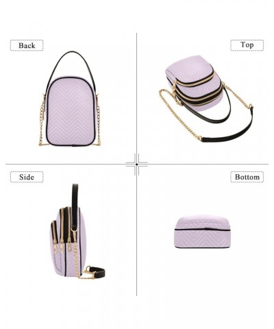 Emerald Crossbody Handbags Phone Purses with Crossbody Strap Wrist Purse for Women Pail Lilac $11.44 Shoulder Bags