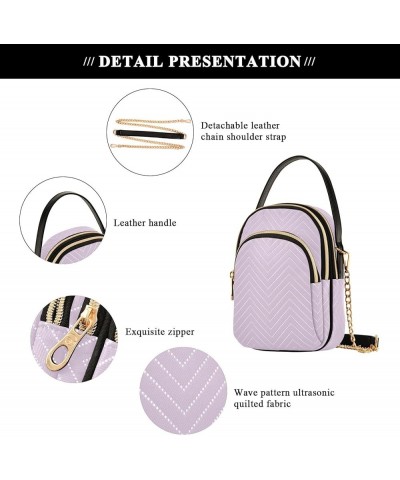 Emerald Crossbody Handbags Phone Purses with Crossbody Strap Wrist Purse for Women Pail Lilac $11.44 Shoulder Bags