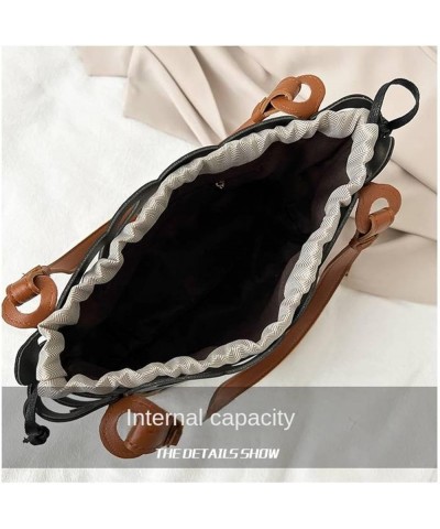 Hollow Vegetable Basket Bag For Women, Large-Capacity Tote Bag, Shoulder Hand-Held Underarm Bag, Shopping Bag Black $13.88 Totes