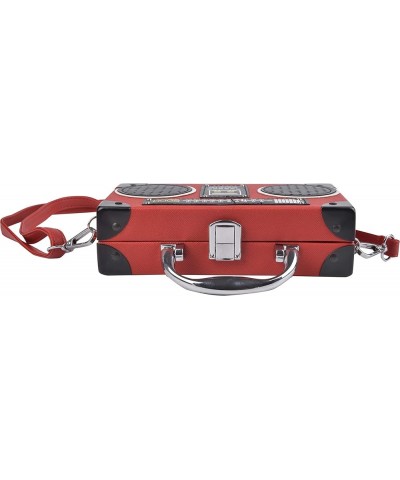 Tape Shaped Shoulder Bag Radio Tape Recorder PU Crossbody Bag Ladies Evening Handbag Clutch Purse H-radio 02-red $18.96 Eveni...