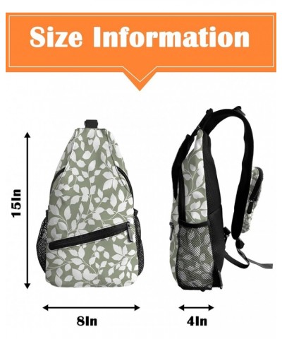 Crossbody Bags for Men Women Waterproof Sling Bag Shoulder Chest Bag Backpack Daypack for Hiking Travel Sports Running Sage G...