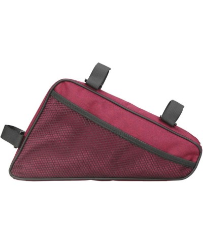 Triangular Bike Bag Waterproof Bicycle Bag (red) Red $14.67 Totes