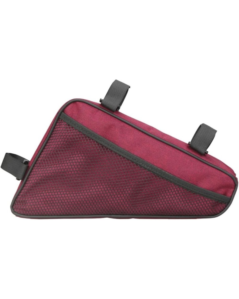 Triangular Bike Bag Waterproof Bicycle Bag (red) Red $14.67 Totes